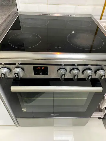 Stainless Steel Electric Ceramic Hob Oven - Good Working Condition