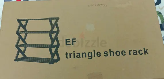 EF Triangle 4-Tier Shoe Rack (New in Box)