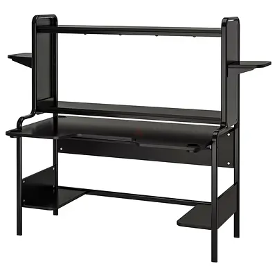 IKEA Fredde black gaming, trading work desk