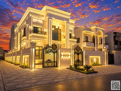 For sale: Classic villa on a street and alley facing the park, custom-finished, land area 4100 sq f