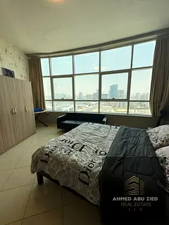 One bedroom with living room in Al Rashidiya 1 | 2 bathrooms | Balcony with open sea view | Fully fu