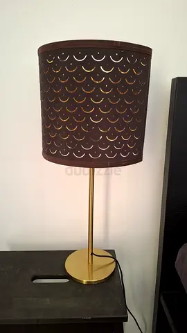 Black table lamp