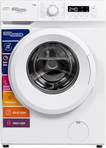 Super General 7kg Front Load Washing Machine