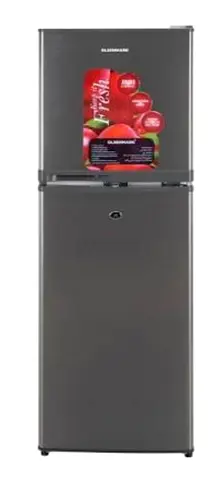 Goodmans 2-Door Refrigerator - Top Freezer, Grey