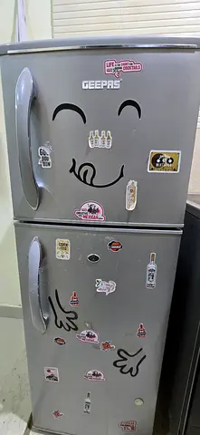 Geepas Double Door Refrigerator - Good Working Condition