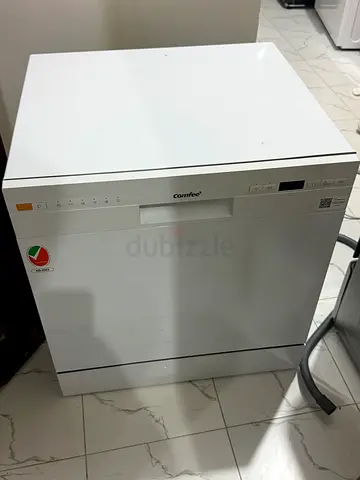 Compact Countertop Dishwasher - White, Good Condition