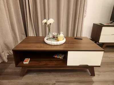 Tv table and coffee table set