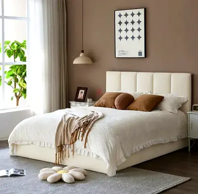 Brand New furnitures Queen Size bed with Mattress.