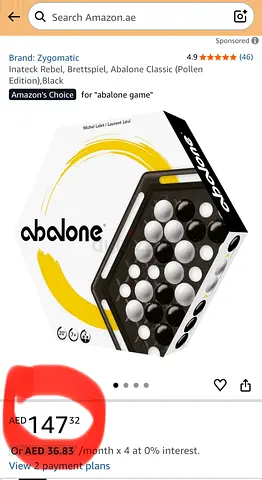 Strategic Board Game Abalone for Office or home