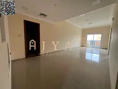 Brand-new 1BR hall in Al Jurf 3: built-in wardrobes, central AC, balcony, 2 baths, spacious layout,