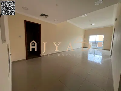 Brand-new 1BR hall in Al Jurf 3: built-in wardrobes, central AC, balcony, 2 baths, spacious layout,