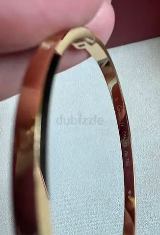 Gold Cartier Love Bangle 18K - Size 17