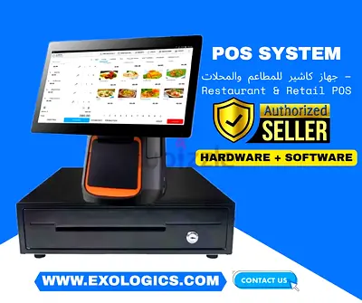 Grocery store Salon Restaurant New POS Cashier machine with software