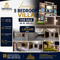 Luxury Villa In Al Helio With Free Registration