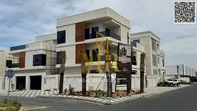 Luxury villa with a modern design in Al-Aliya area, price includes electricity, water, and air cond