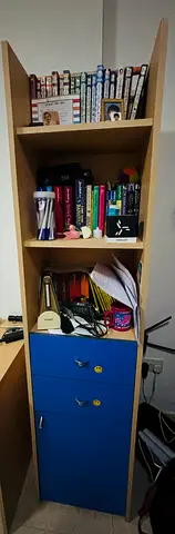 Tall shelf books unit