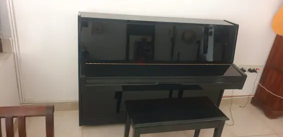 Used Upright Piano in Good Condition with Bench