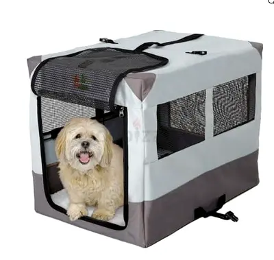 Canine Camper Sportable Tent Dog Crate, 30″ L X 21.75″ W X 24″ H - Brand New