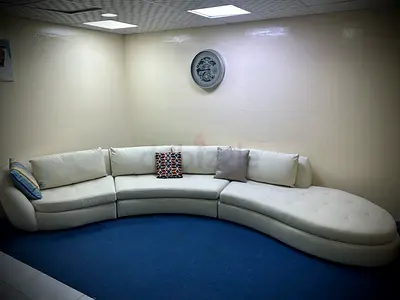 Selling cratebarrel corner sofa