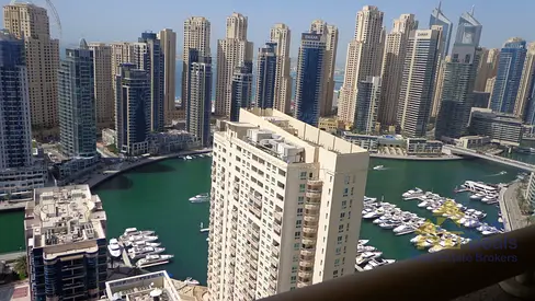 Dubai Marina, Next to Metro, 2bedrooms, Marina View