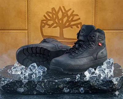 Timberland Helcor Black Mens Boots - Size 10US