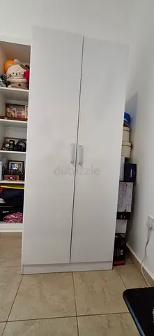 Wardrobe Homecentre 2 door wooden white