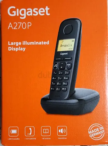 Gigaset A270P Cordless Phone (single handset) - Good Working Condition