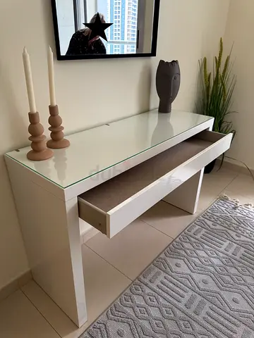 IKEA Dressing Table / Desk – White – 120x41 cm – Excellent Condition