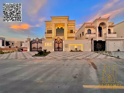 فيلا كلاسيكية فاخرة للبيع في الحليو 2 عجمان | تملك حر وتشطيبات سوبر ديلوكس شامل التسجيل