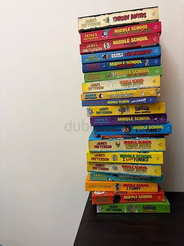 MIDDLE SCHOOL BY JAMES PATTERSON BOOKS FOR SALE