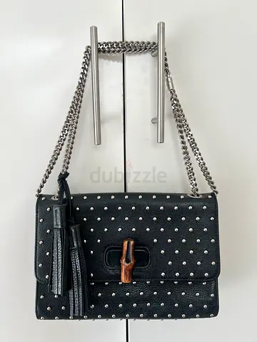 Bag, Gucci Miss Bamboo Studden Medium Shoulder Bag