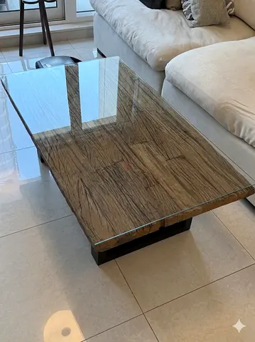 Wooden coffee table