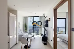 Fully Furnished 1-Bedroom Apartment | Community &amp; Skyline View | High Floor