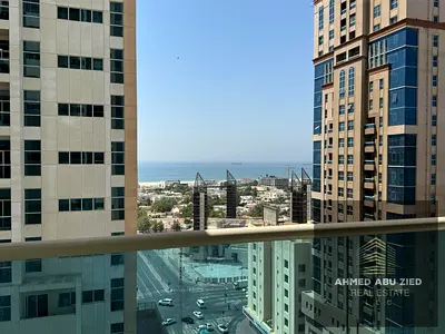 Master bedroom, large living room, spacious kitchen, 2 bathrooms, balcony, sea view, built-in wardr