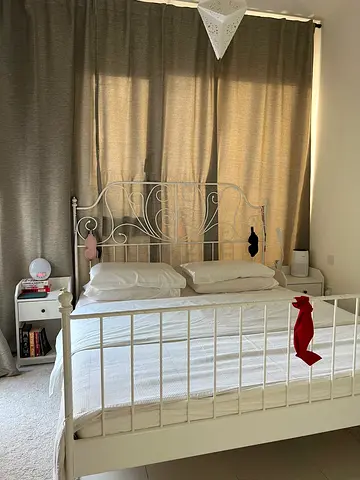 IKEA Leirvik Bed Frame and Lindbaden Bedslates