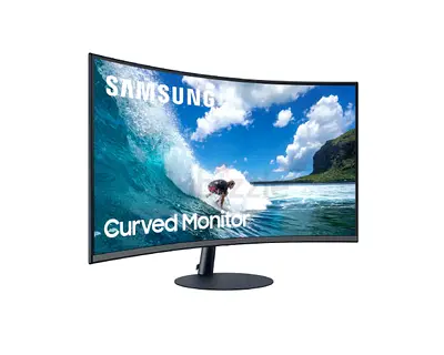 Samsung 32 Inch 75Hz Curved Monitor with Optimal Curvature 1000R C32T550F
