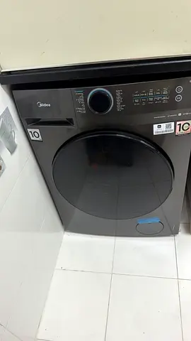 Midea Front Load Washing Machine - 10kg, Black, Good Condition