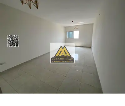 Corniche apartment, 2 master bedrooms, balcony, parking, beautiful view. AED 52,000 in 4 installmen