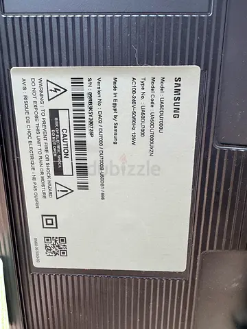 Samsung 4k  50-inch DU7000 Series Smart LED TV (Model UA50DU7000) - Good Condition
