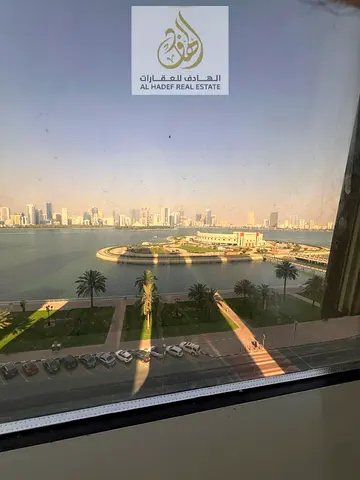 Luxury 4BHKwith Direct Waterfront View & Free Parking Al Majaz 3And the price is competitive