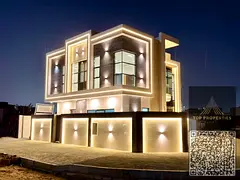 Modern corner villa on two streets for sale in Al-Haliyo 1 – 5 master bedrooms – registration fe