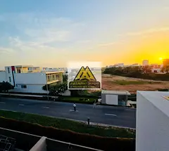Luxury freehold townhouse for sale in Al Zorah, Ajman, with direct golf course views