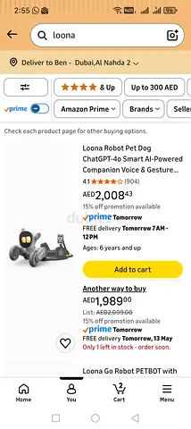 Loona Robot Pet Dog — AI-Powered Interactive Companion. All box and items included.