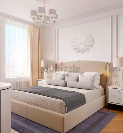 King Size Brand New Fully Customisable Bed In Boucle Fabric