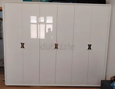 6 Door White Cupboard