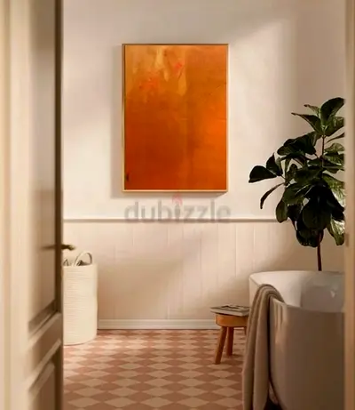 Art, handmade painting abstract. St Tropez 60x40cm