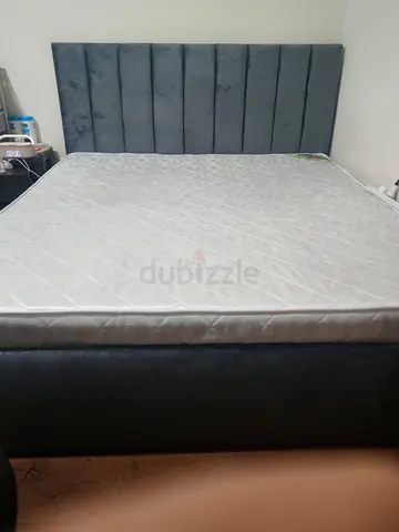 Queen size bed for sale 🛏️ Used only 6 months, still in excellent condition. Clean and comfortable.