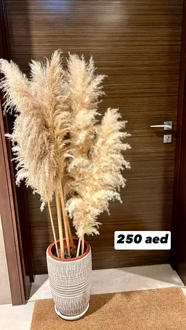 Pampas grass vase