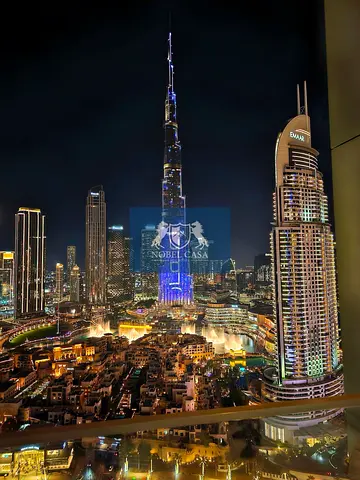 Fully Furnished| Full Burj Khalifa Fountain View | Chiller Free