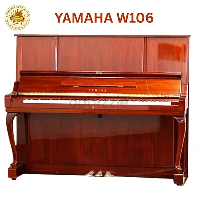 YAMAHA W106 Silent Piano – Glossy Mindi Colour | Rare Luxury Piece